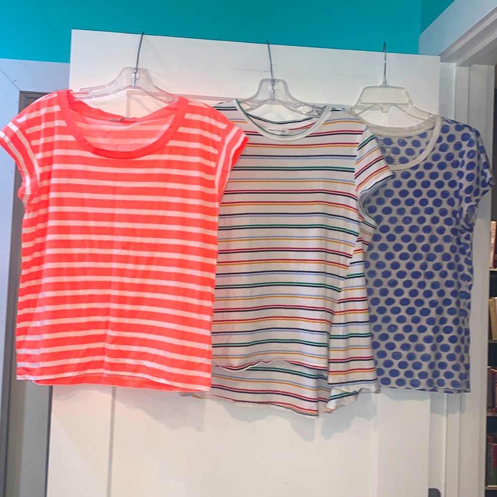 3 Sm. T-Shirts: Gap & Pop Sugar